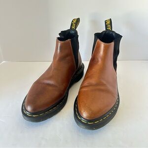 Dr. Martens Bianca Chelsea Boot Festival Poetcore Cognac Brown Size EU39 US 8